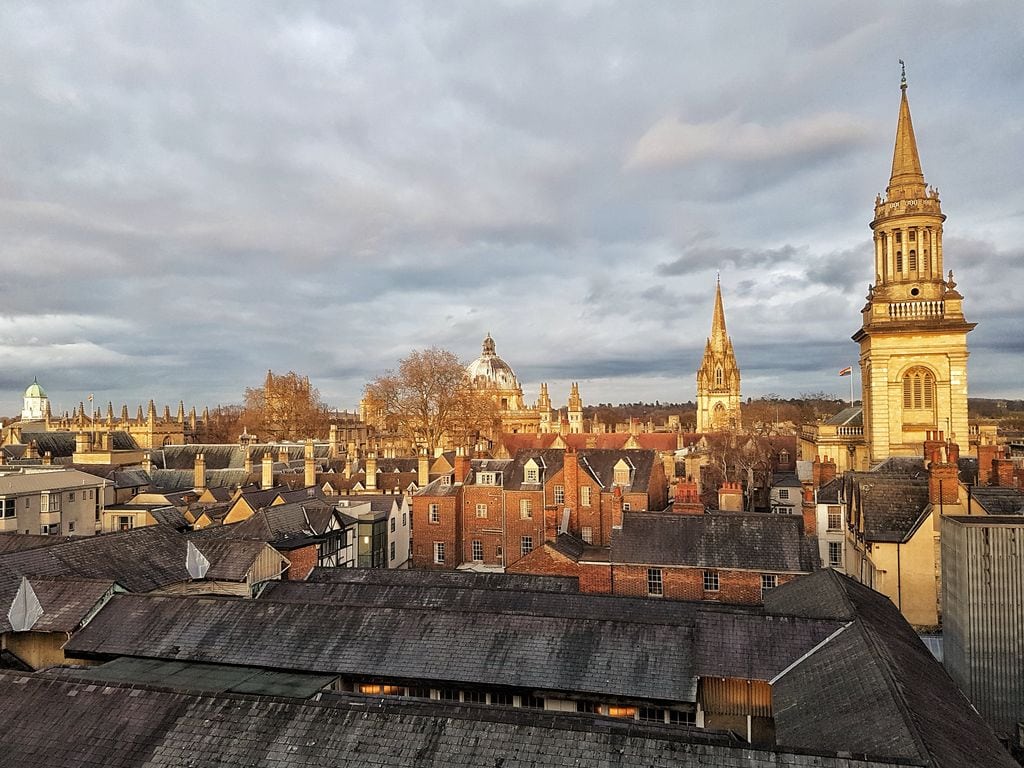 rooftop view in oxford